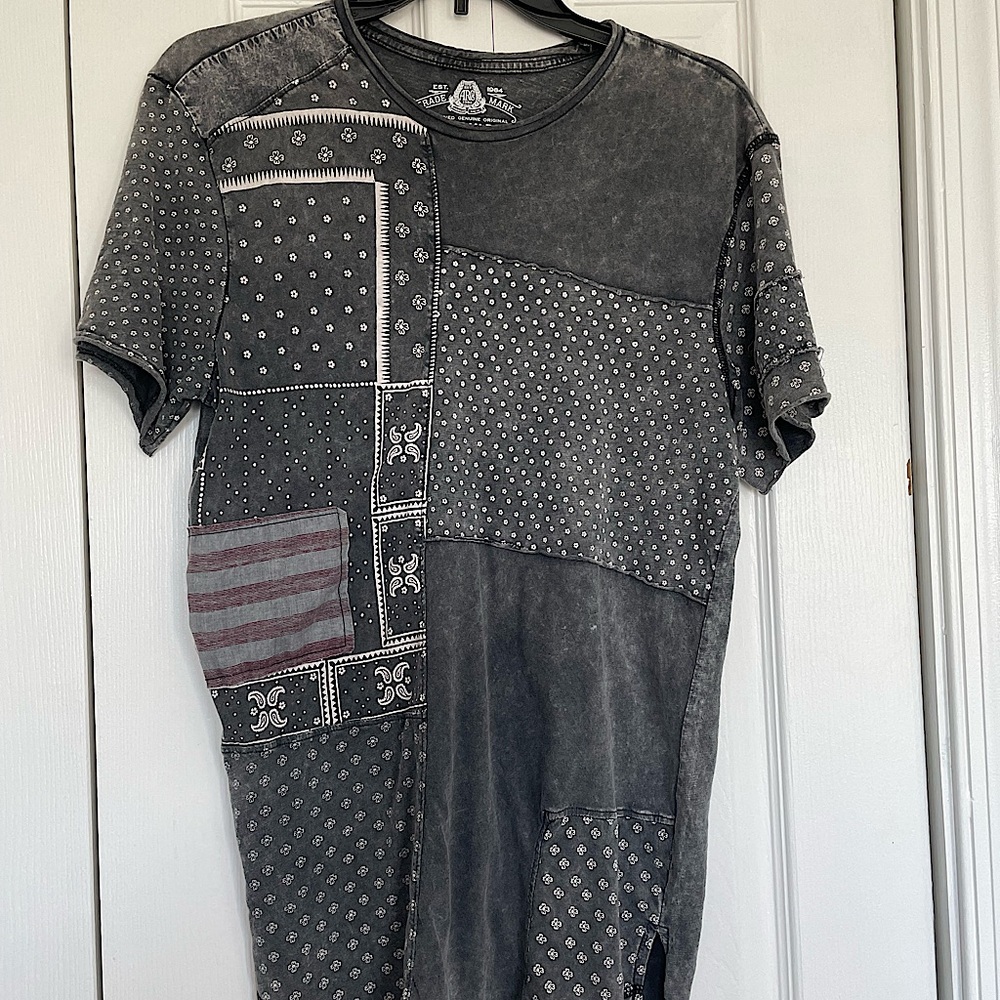 NWOT AOP Patch T Shirt